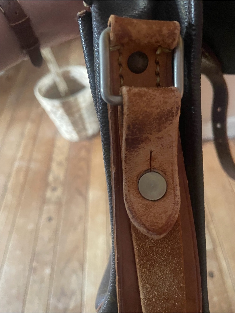 Louis Vuitton Monogram Crossbody Bag in Brown and Tan - Picture 9 of 10